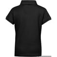 thumbnail image 2 of Premium Short Sleeves Girls Polo Shirts – ScotchGuard Treated, Stain Resistant, 2 of 3