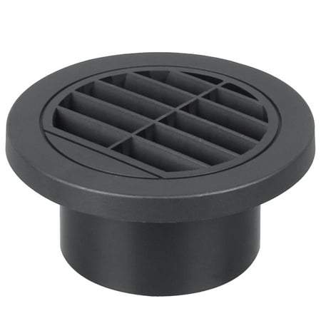 

Air Vent Ducting Piece Round Flat Pipe Outlet Exhaust Connector 90Mm