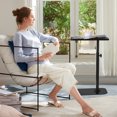 thumbnail image 6 of ELYKEN C Shaped TV Tray Table 1 Pack Adjustable 33in, Black, 6 of 12