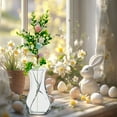 thumbnail image 4 of Arrangement d'Œufs de Fleurs Simulées de Pâques Décoration de Lapin de Pâques Accessoires 5 Pcs, 4 of 6