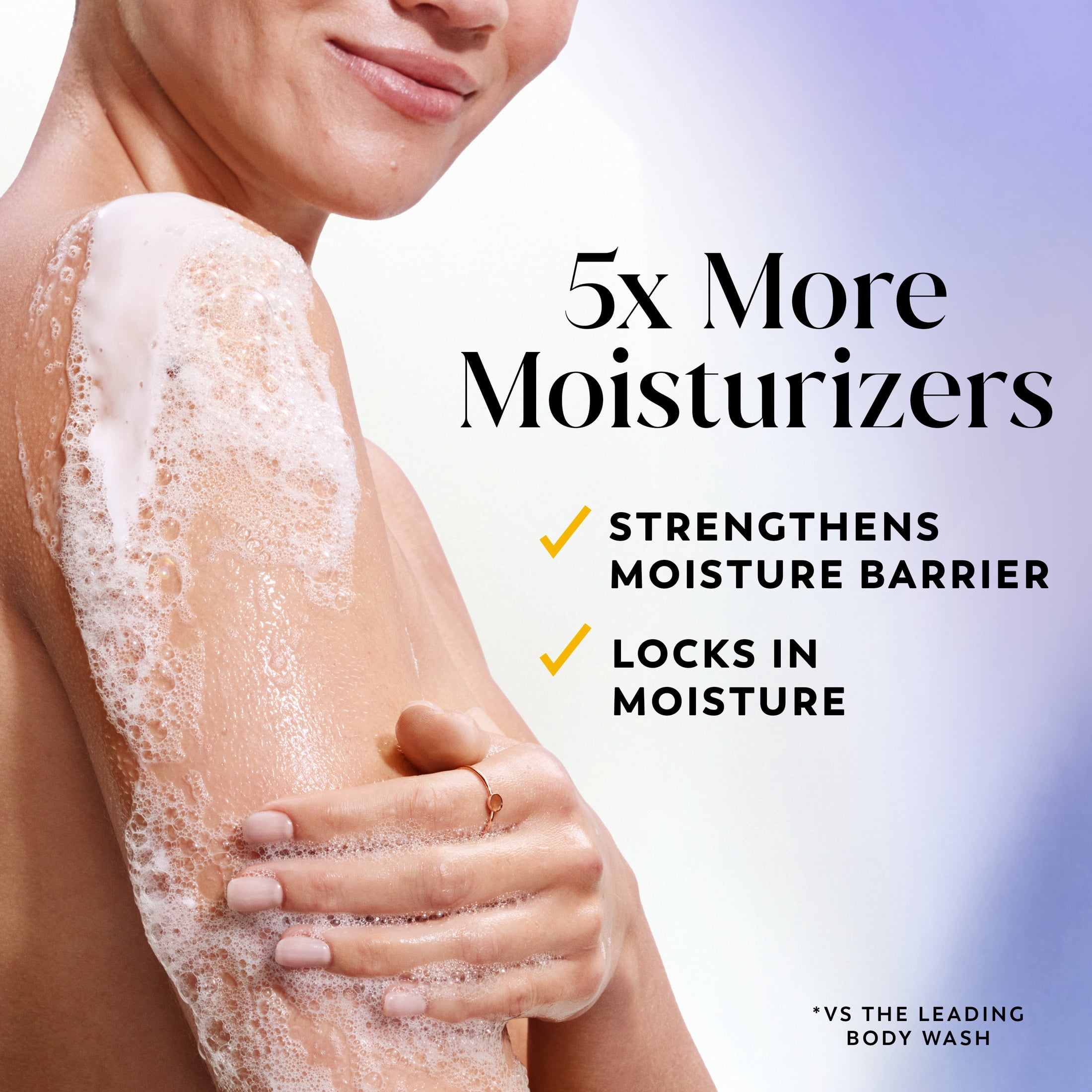 Olay Ultra Moisture Body Wash, Exfoliating, Vitamin B3 & Hyaluronic Blend, 22 FL OZ