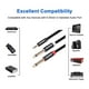 thumbnail image 3 of Cable Smithok TRS de 3,3 pies y 3,5 mm a estéreo dual de 6,35 mm, paquete de 2, 3 of 6