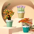 thumbnail image 4 of Blocks SEMBO 611059 Tulip Potted Plant Flower Set Compatible Building Block Flower Series Spot dent Education Handmade Toys R230817, 4 of 7