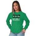 thumbnail image 4 of Periodically Nerdy Chemistry Science Long Sleeve TShirt Men Women Brisco Brands 2X, 4 of 6