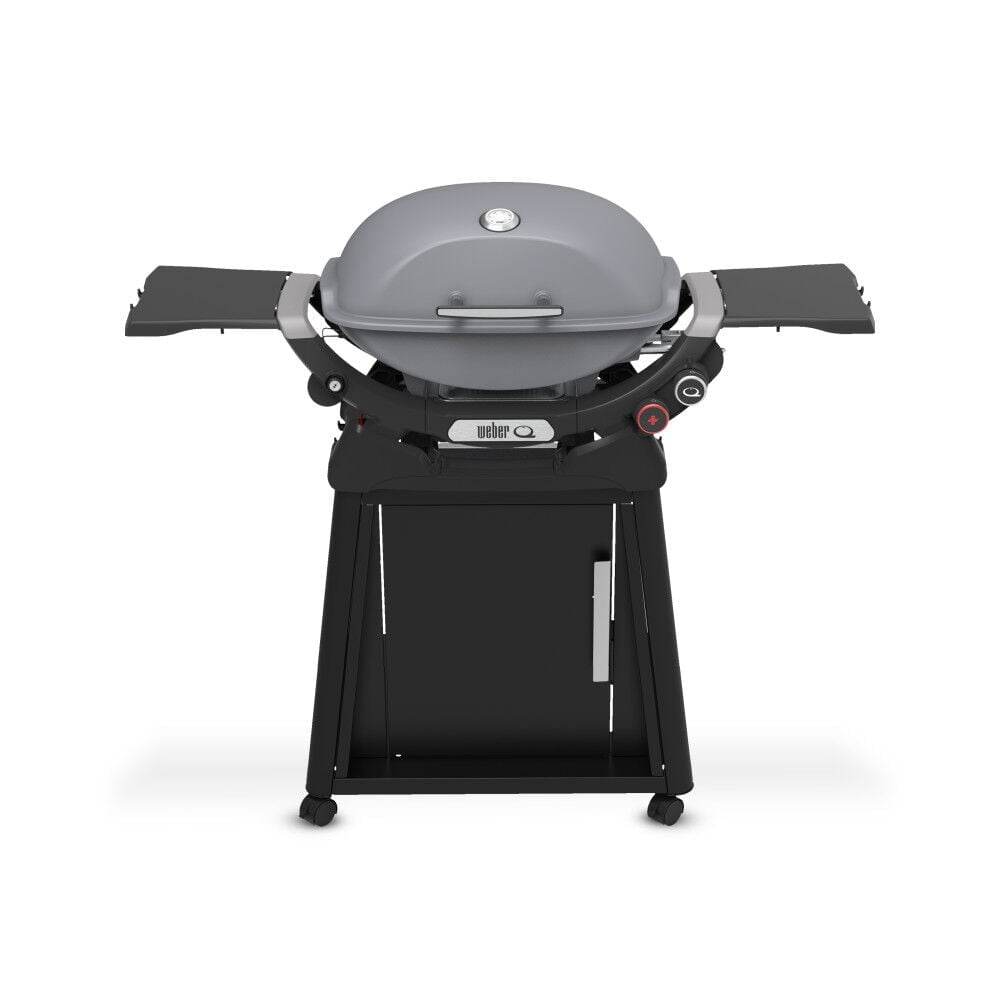 Weber Q 2200 Propane Gas Grill with Cart, Adapter Hose and