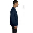 thumbnail image 3 of Champion Mens Double Dry Eco Fleece Crew, 2XL, Navy Heather, 3 of 3