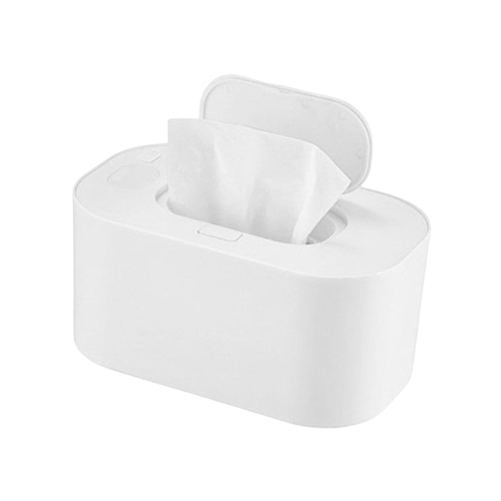 LeeQinersw Baby Wipes Warmer BPA-Free USB Plug in 10W Wipe Holder Case for Home Car Use WhiteConstant temperature