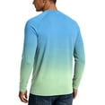 thumbnail image 4 of Long Sleeve Shirt Men Beach Summer Athletic Quick Dry Sun Protection Fishing Outdoor Hiking UPF 50 Running T-Shirt, M, 4 of 6