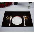 thumbnail image 1 of ABPHQTO Peace Love Mantel individual 30x45 cm Juego de 2 manteles individuales de mesa, 1 of 2