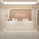 thumbnail image 2 of Beauty Conference Reception Desk Information Grocery Checkout Cashier Counter Information Standing Comptoir Magasin Furniture My Lux Decor Round, 2 of 6
