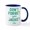 White/Navy Inside, variant on CafePress - Don't Forget Your Jacket Green Mug - 11 oz Ceramic Mug - Novelty Coffee Tea Cup