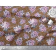 thumbnail image 3 of Soimoi Cotton Duck Fabric Geometric,Leaves & Rose Floral Fabric Prints By Yard 56 Inch Wide, 3 of 3