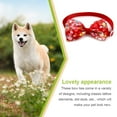 thumbnail image 3 of Greeniant Collares para perros Pajarita Correa Moda Mascotas Accesorios de aseo Decoraciones Cinta Ropa Suministros Cachorros Gatos impresos impreso 20Conjunto, 3 of 6