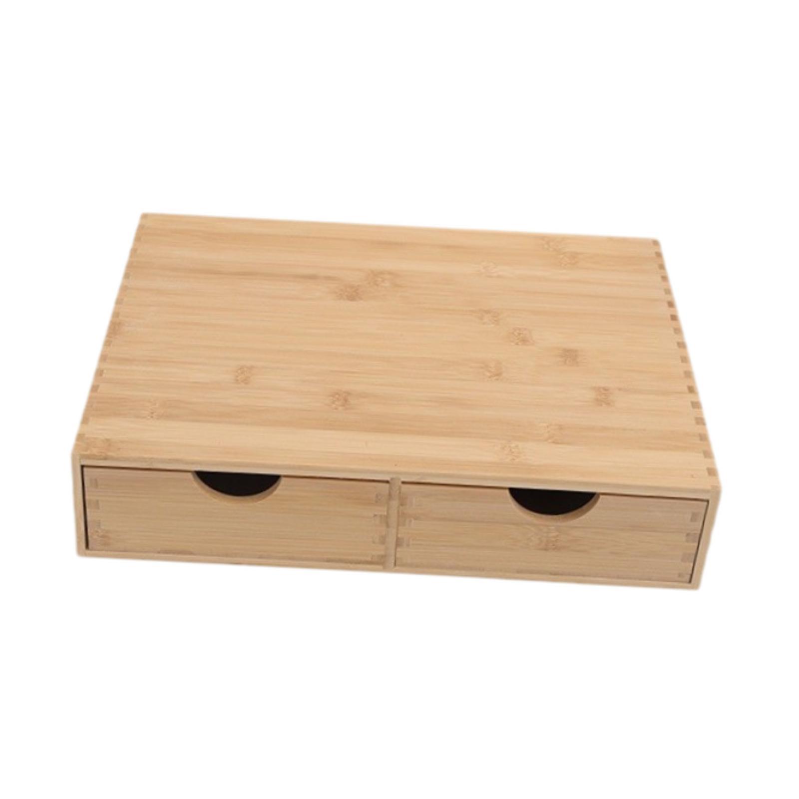 Organizador de escritorio de bambú yotijay para cajón, espacio de trabajo, cocina, utensilios y encimera 2