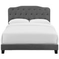 thumbnail image 4 of Modway Amelia Full Modern Style Performance Velvet Bed in Gray Finish, 4 of 5