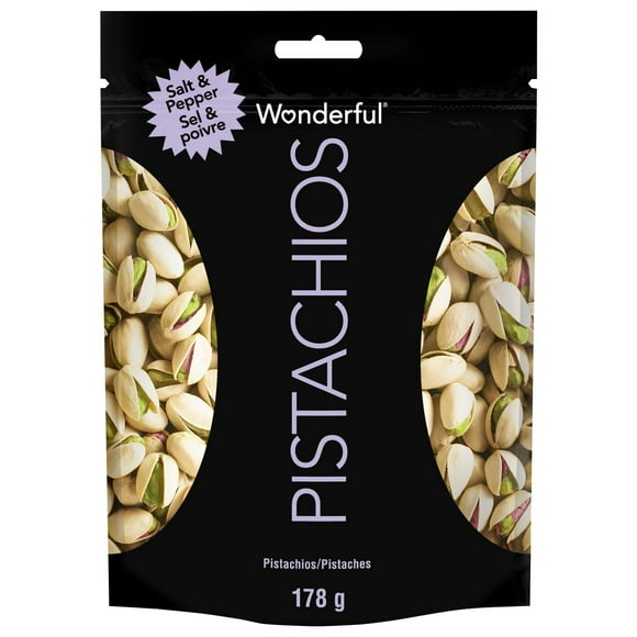 Wonderful Pistachios Salt & Pepper, Pistachios with Salt & Pepper