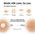 thumbnail image 3 of NEATS Adhesive Silicone Round Nipple Covers - 1 pair (Caramel) - S/M, 3 of 5