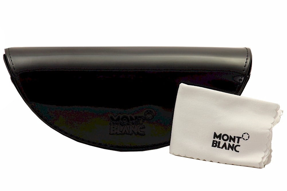 Mont Blanc eyegasses for men MB0538 016 58 Metal Silver/Grey Plastic Rimless Rectangular