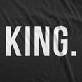 thumbnail image 2 of Mens King Shirt Funny Novelty Tee Matching King and Queen Couples T shirt Graphic Tees, 2 of 9
