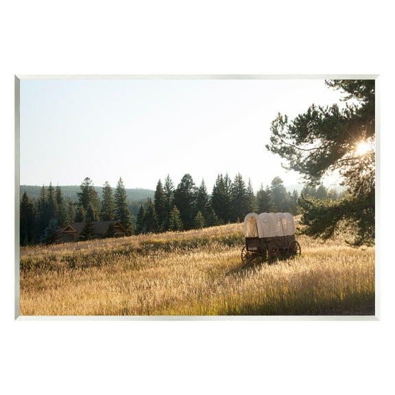 Stupell Times Past Rural Country Carriage Landscape Photography Wall Plaque Unframed Art Print Wall Art
