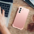 thumbnail image 5 of for Samsung Galaxy S23 Plus Case, 3 in 1 Heavy Duty Rugged Hybrid Anti Slip Shockproof Hard PC Cover Soft Silicone Bumper Non-Slip Protective Phone Case Cover for Samsung Galaxy S23 Plus, Rosegold, 5 of 6
