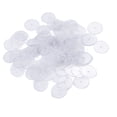 thumbnail image 6 of 200Pc Clear Disc Pads to Stabilize Earrings Ear Comfort Round Disc Earrings Back, 6 of 6