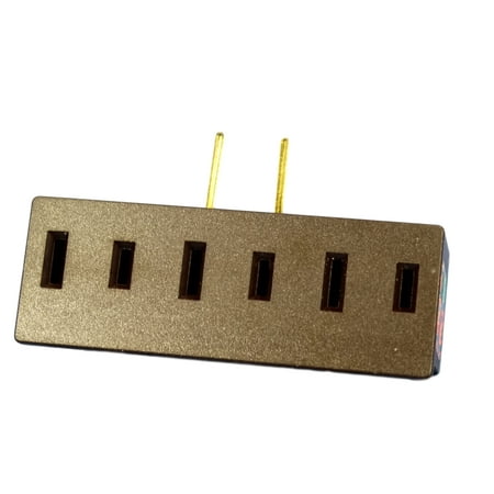 Do It Best Brown Plug-In Triple Tap Outlet Adapter NEMA 1-15R 15A 125V (Best Convolution Reverb Plugin)
