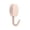 Pink, variant on 1PC No Drill Self Adhesive Wall Hooks, Cute Round Colorful Waterproof Sticky Hooks, Heavy Duty No Damage Stick On Hooks for Bathroom, Door, Kitchen, Key & Towel Hanging,Black