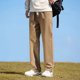 thumbnail image 3 of Pantalones casuales rectos para exteriores de color caqui nuevos para hombre de primavera de 2024, pantalones elegantes y cómodos de tejido microelástico de algodón para hombre, 3 of 5
