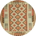 thumbnail image 1 of Ahgly Company Machine Washable Indoor Round Contemporary Red Fox Red Area Rugs, 8' Round, 1 of 7