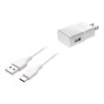 thumbnail image 1 of 4XEM - Power adapter - 2 A - AFC (USB) - on cable: USB-C - white - North America, 1 of 3