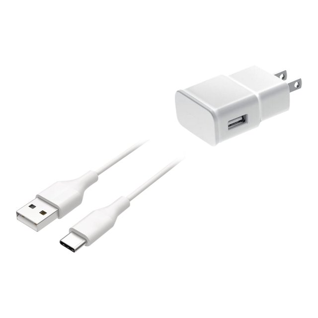 4XEM - Power adapter - 2 A - AFC (USB) - on cable: USB-C - white - North America