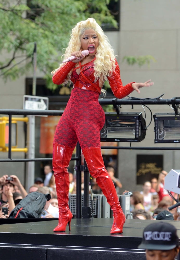 Nicki Minaj On Stage For Nbc Today Show Concert With Nicki Minaj