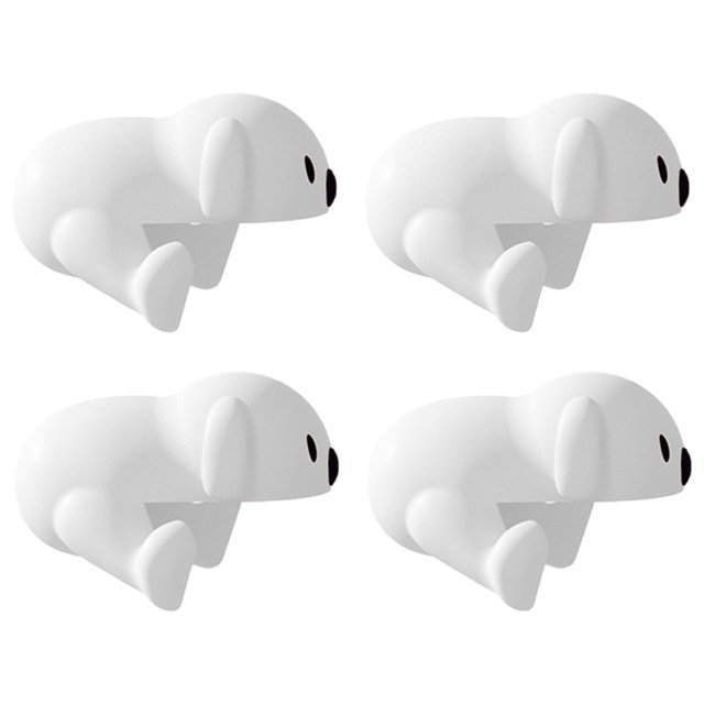 Paquete de 4 protectores de esquinas para bebés con bonitos animales, protectores de bordes afilados, suaves a prueba de bebés, mesa, escritorio, muebles de seguridad para niños, parachoques