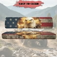 thumbnail image 4 of Uorisanigo Mule Seat Covers Anti-Slip Fire Eagle American Flag UTV Bench Seat Cover Set Fit for Kawasaki Mule 3000 3010 3020 4000 4010 2001-2023 2025 Scratch Resistance UTV Accessories, 4 of 7