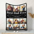 thumbnail image 3 of Custom Photo Collage Blanket for Family, Customized Bed Blanket with 10 Pictures & Text for Best Friends Kids Personalized Your Own Photos on Throw Blanket for Birthday Memorial Gifts A Blankets, 3 of 5