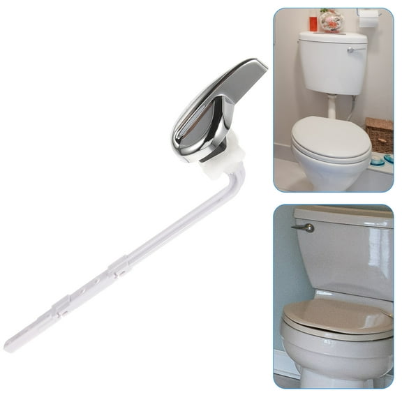 LOLIPPYY Electroplated Toilet Flush Handle Lever Replacement for Water Conservation, 1 Piece