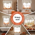 thumbnail image 6 of Farmhouse Daisy Tie Up Valance Curtains for Windows, Kitchen Curtains Window Treatments, Country Botanical Floral Blossom Short Window Shades Valances for Bedroom Bathroom Cafe 42"x12", 6 of 8