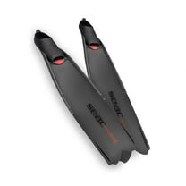SEAC Motus Swim Fins for Scuba Diving and More, Size 8 to 8.5, Black