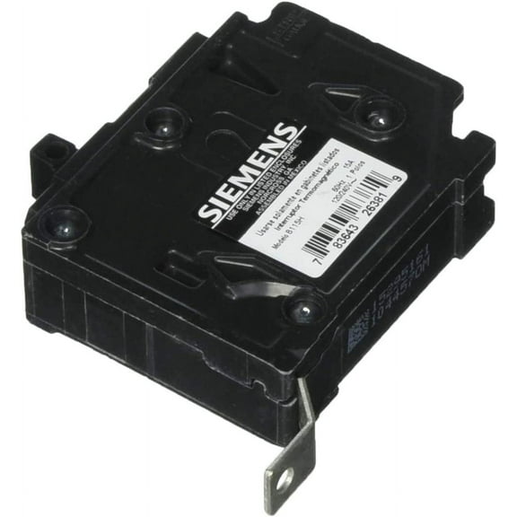 Siemens B115H 15-Amp Single Pole 120-Volt 22KAIC Bolt in Breaker, Color