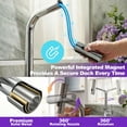 thumbnail image 4 of SUNRINX Hands Free Kitchen Faucet with Motion Sensor, Stainless Steel Smart Sink Faucet, Chrome, 4 of 9