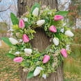 thumbnail image 1 of Guirnaldas de flores aromáticas para exterior | Decoración con hojas para porches, yute natural, adornos sencillos para ventanas y puertas, estética bohemia, para propietarios, para, 1 of 5