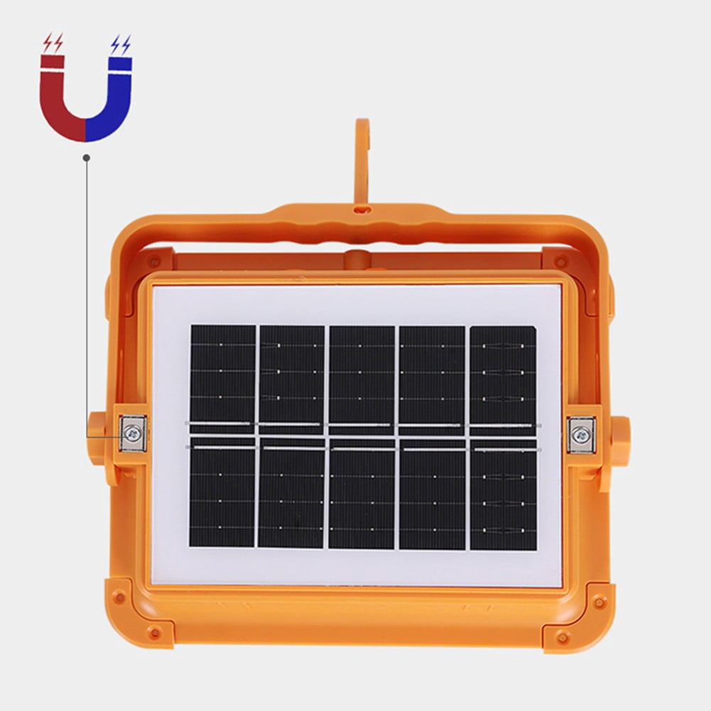 Sportact Camping Essentials,Portable Rechargeable Solar Flood Light Outdoor LED Spotlight Construction Lamp,Outdoor Sports
