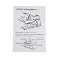 thumbnail image 4 of Manual Dual Flat and Saddle Stapler Stitcher Heavy Duty Binding Machine 6.5mm US, 4 of 10