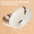 thumbnail image 4 of Doughnut Retainer Case with Hook Cleaning Brush Double Layers Portable Invisible Brace Storage Box Mouth Guard Denture Dental Aligner Container Holder, 4 of 8