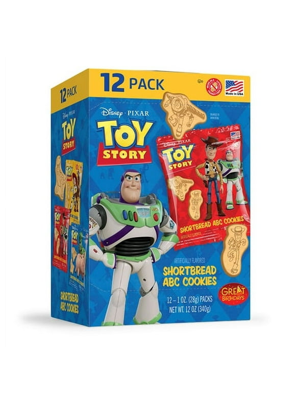 Disney Pixar Toy Story Shortbread Cookies 12-1oz pks.