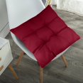 thumbnail image 5 of WeDecorBay Solid Color Chair Cushion Soft Padding All-Season Use Breathable Material Versatile Design Easy to Clean Dining Office Student Seat Cushion Red, 5 of 7