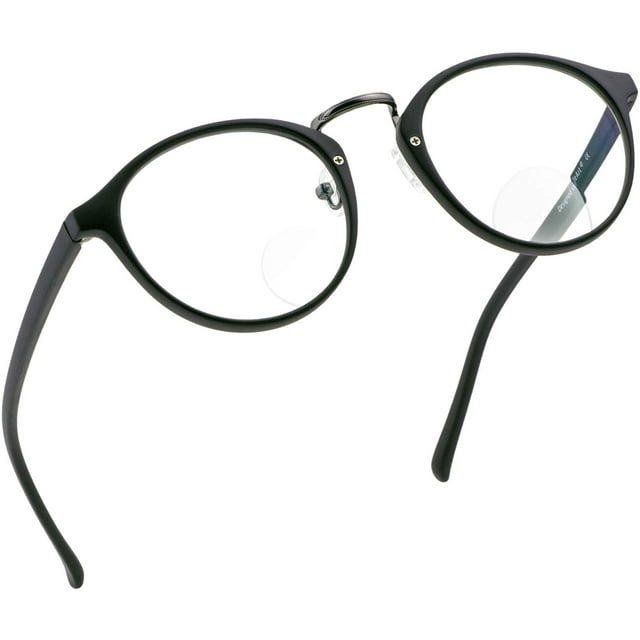 LifeArt Blue Light Blocking Bifocal Computer Reading Glasses with Transparent Lens for Women/Men