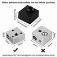 thumbnail image 4 of Creality Official 3D Printer Hotend Silicone Sock Heater Block Silicone..., 4 of 6