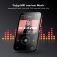 thumbnail image 4 of Reproductor MP3 TIMMKOO 72GB con pantalla táctil Bluetooth 4.0 negro, 4 of 9